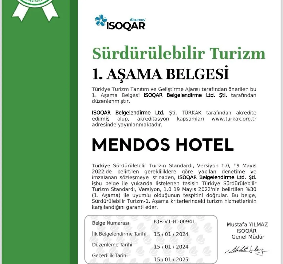 Mendos Garden Exclusive Hotel Fethiye